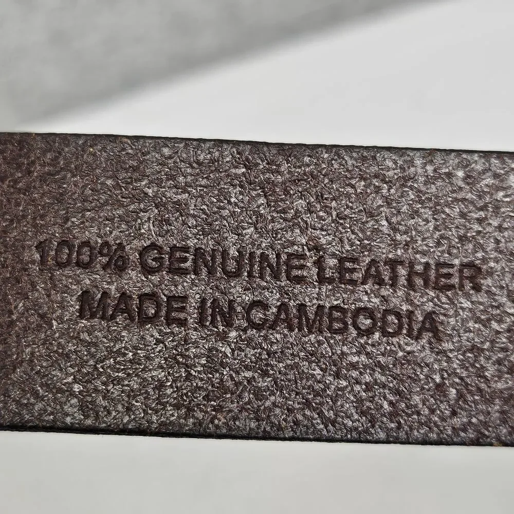J.CREW BROWN LEATHER BELT – STYLE BW730 – 100% LEATHER – 38–42